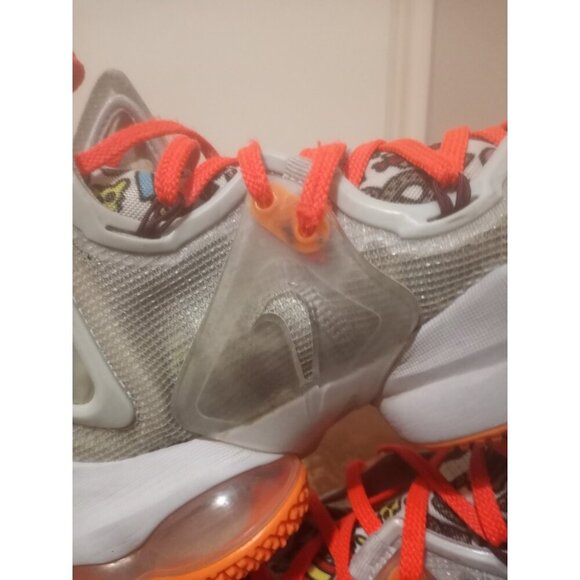 Nike LeBron 19 XIX GS 6Y Fast Food Basketball Shoes Sneakers Orange DD0418-001 - Picture 15 of 16